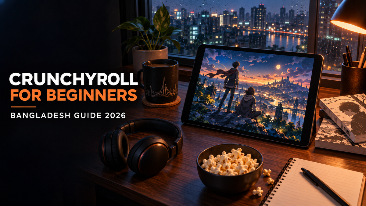 Crunchyroll beginner’s guide for anime streaming in Bangladesh 2026