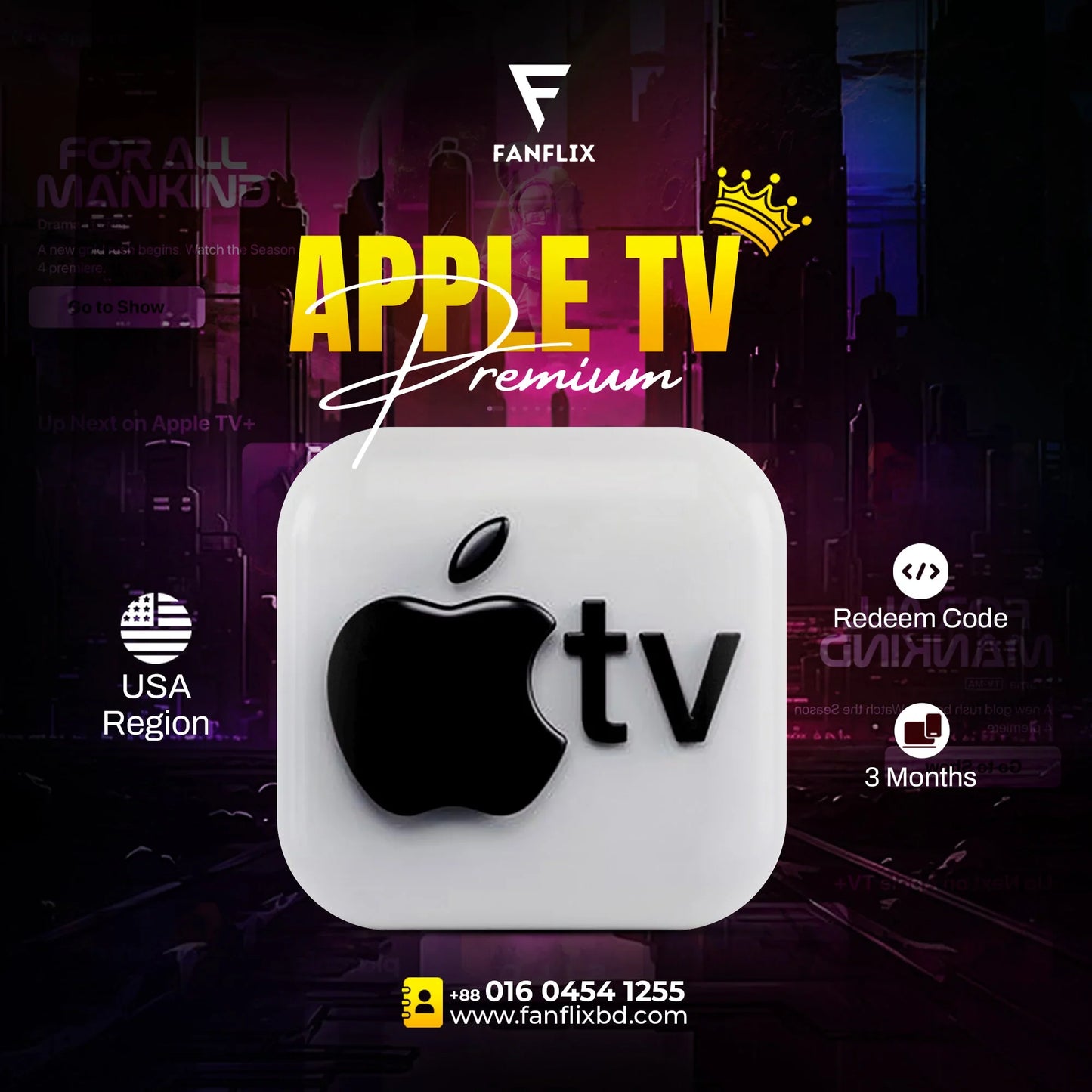 apple tv plus Subscription in bangaldesh