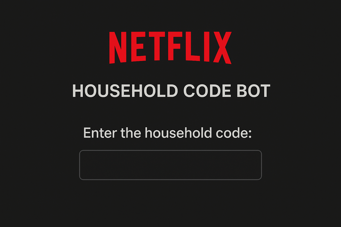 Netflix Household Code Bot