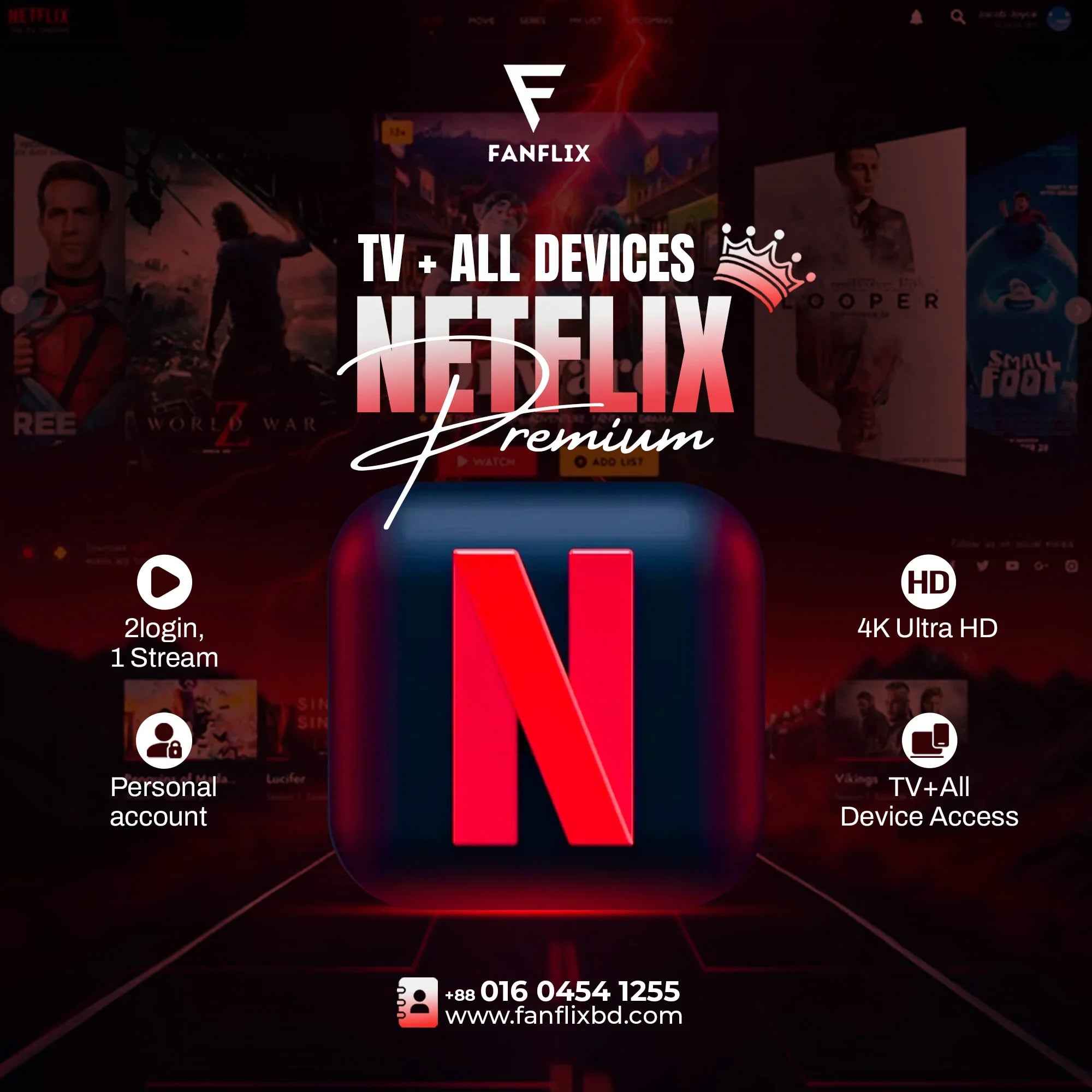 FANFLIX - BEST NETFLIX SHOP IN BANGLADESH - NETFLIX SUBSCRIPTION BD ...