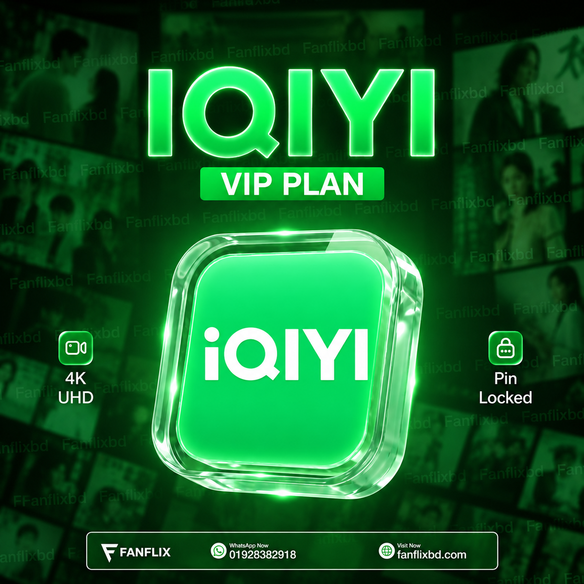iQIYI VIP Subscription in Bangladesh – Stream Asian dramas, movies and entertainment with FanFlix BD.